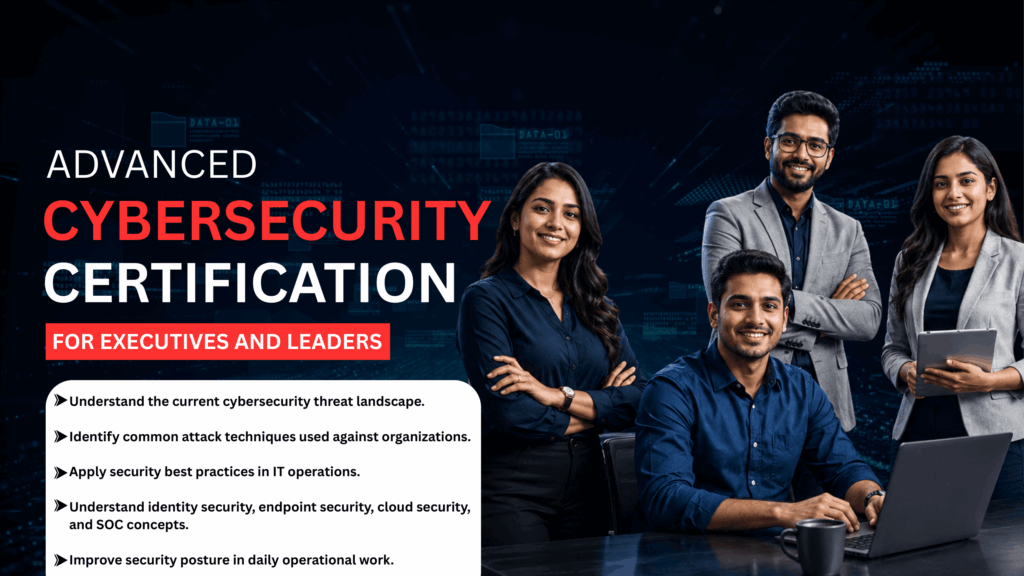 ADVANCED CYBERSECURITY CERTIFICATION FOR EXECUTIVES