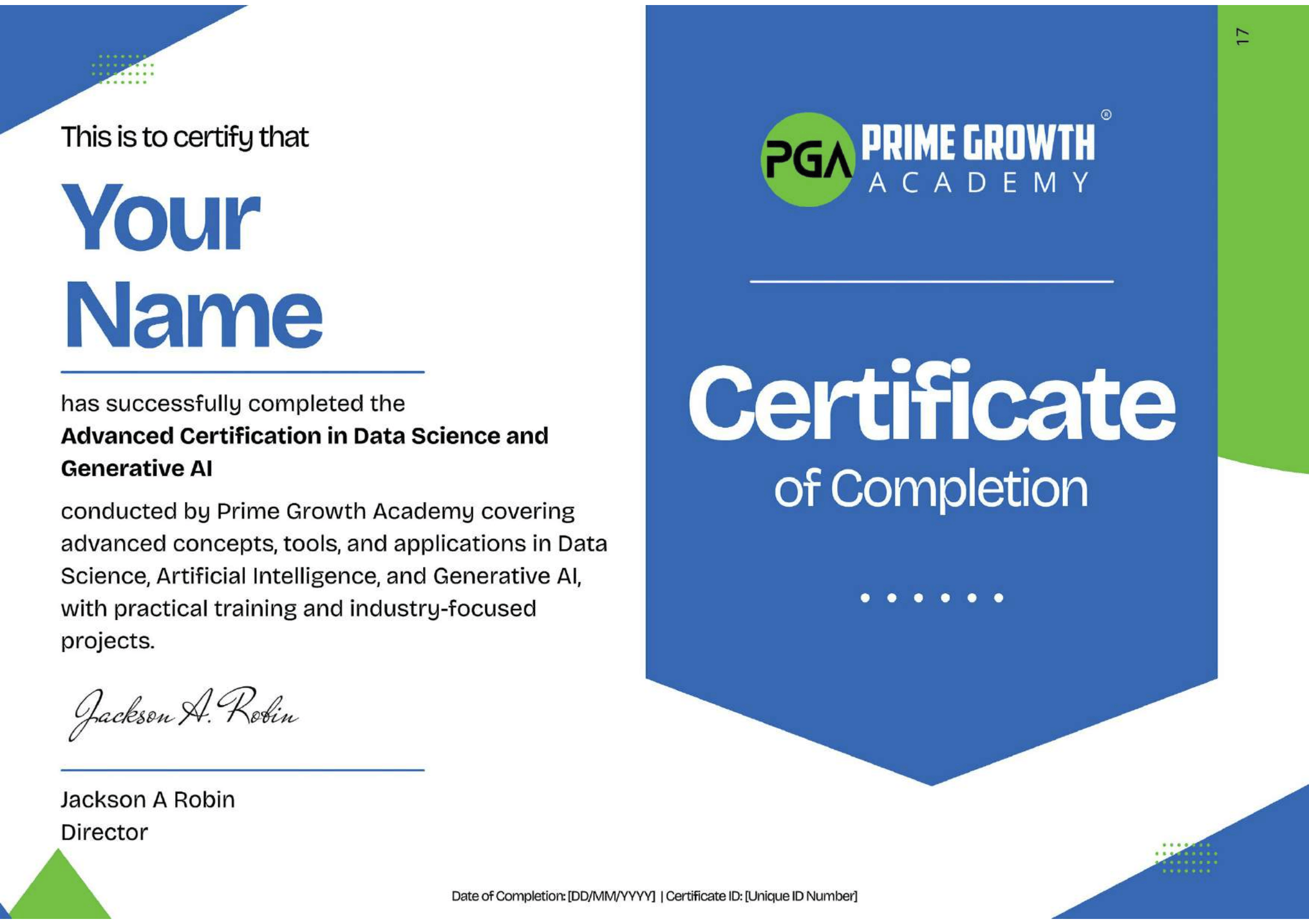 Course Certificate